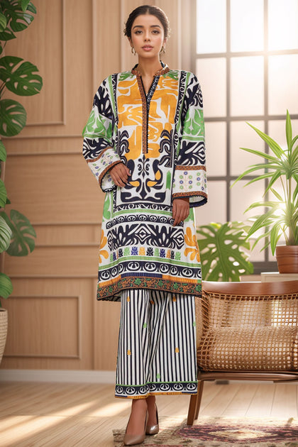 9A Banadora Swiss Voile Printed & CO'OD SET Matching Set