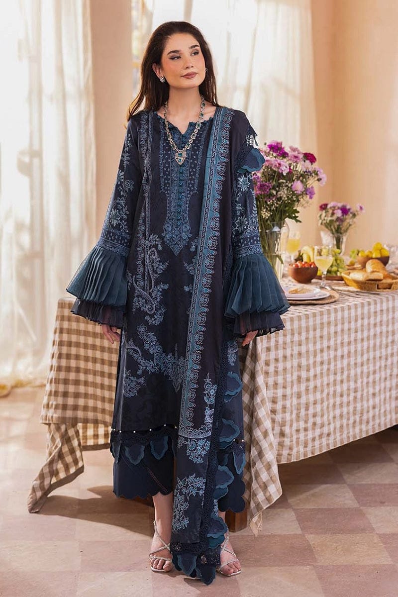 5M Luxury Banadora Swiss Lawn Co-Ord Set - PRINTED 3-Piece