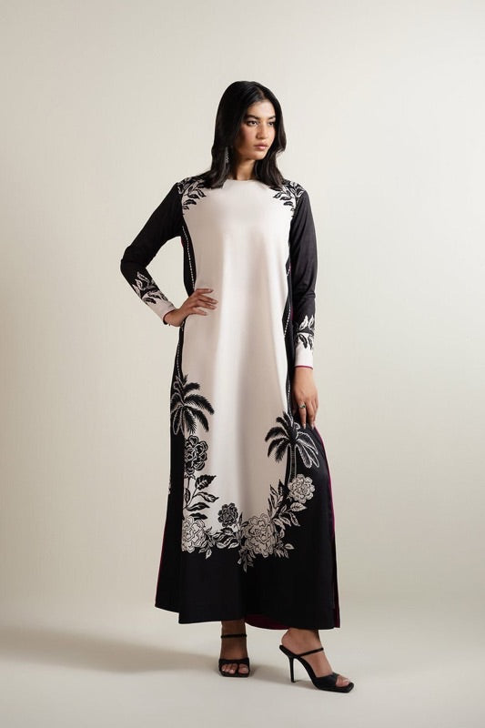 2A Luxury Banadora Swiss Lawn Co-Ord Set - PRINTED 3-Piece