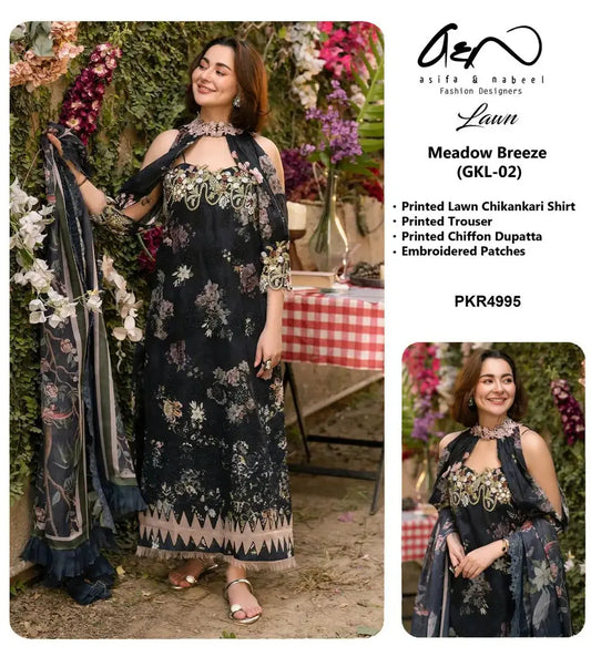 DressToday Meadow Breeze Wz-02 Luxury Pure Lawn Embroidered Dress Eid Ul Adha Collection 2025 -       Dressy Today –Style Meets Confidence Every Day– Pakistani Designers Suits Biggest Range