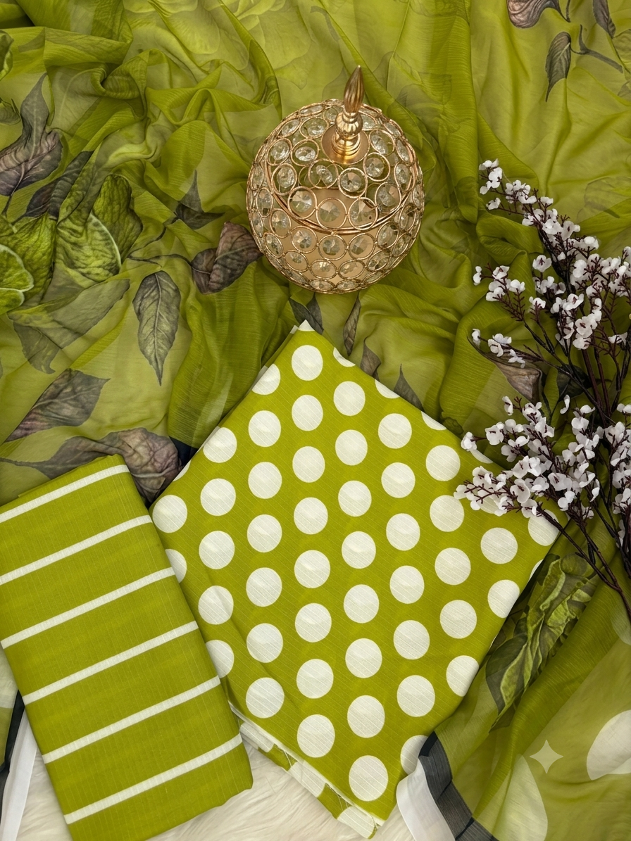 9C Swiss Lawn - B/D ( Polka Dots )