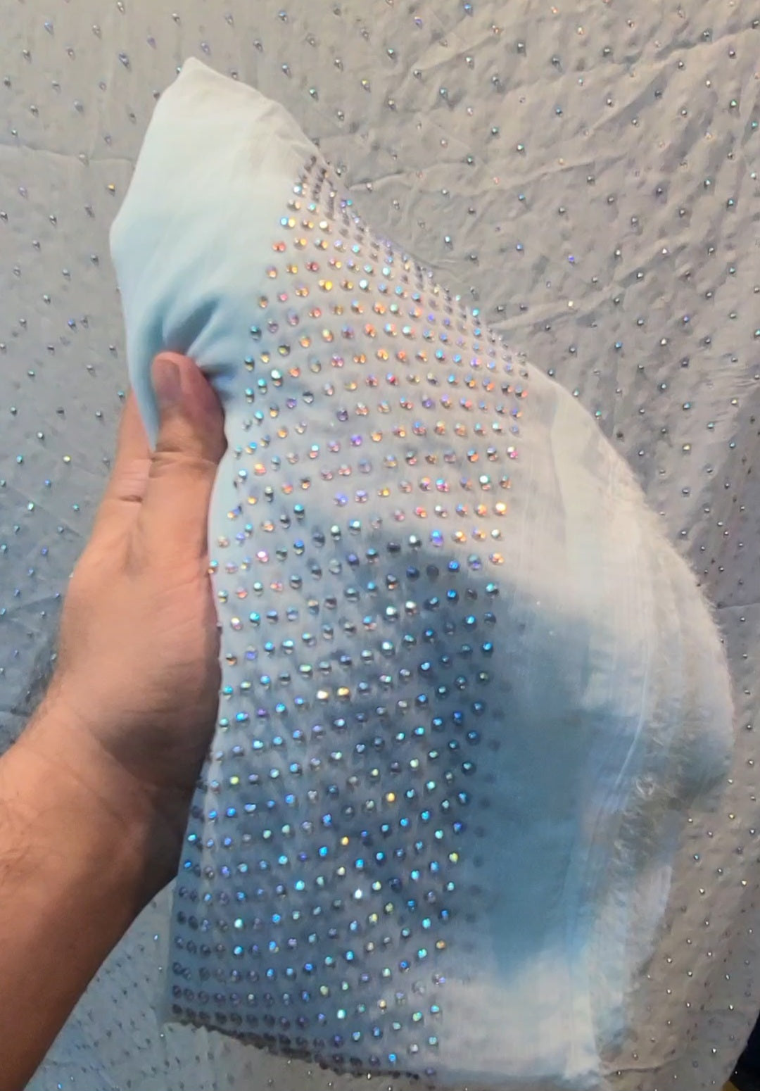 Cheffon 3pcs suite with stone